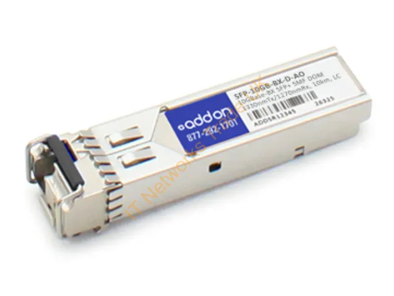 SFP-10GB-BX-D-AO - Addon Networks Sfp-10Gb-Bx-D-Ao Network Transceiver Module Fiber Optic 10000 Mbit/S Sfp+