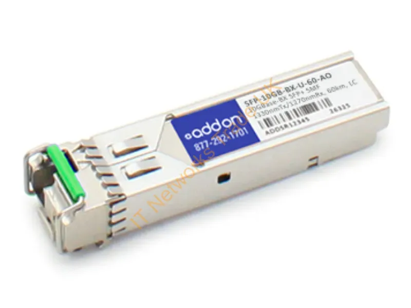 SFP-10GB-BX-U-60-AO - Addon Networks Sfp-10Gb-Bx-U-60-Ao Network Transceiver Module Fiber Optic 10000 Mbit/S Sfp+