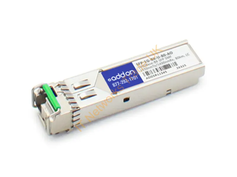SFP-1G-BX-U-80-AO - Addon Networks Sfp-1G-Bx-U-80-Ao Network Transceiver Module Fiber Optic 1000 Mbit/S 1490 Nm