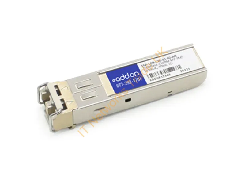 SFP-1GB-CW-39-40-AO - Addon Networks Sfp-1Gb-Cw-39-40-Ao Network Transceiver Module Fiber Optic 1000 Mbit/S 1390 Nm
