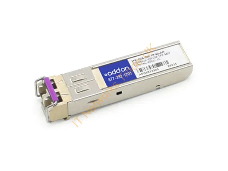 SFP-1GB-CW-49-40-AO - Addon Networks Sfp-1Gb-Cw-49-40-Ao Network Transceiver Module Fiber Optic 1000 Mbit/S 1490 Nm