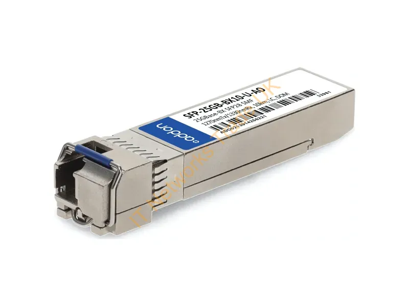 SFP-25GB-BX10-U-AO - Addon Networks Sfp-25Gb-Bx10-U-Ao Network Transceiver Module Fiber Optic 25000 Mbit/S Sfp28