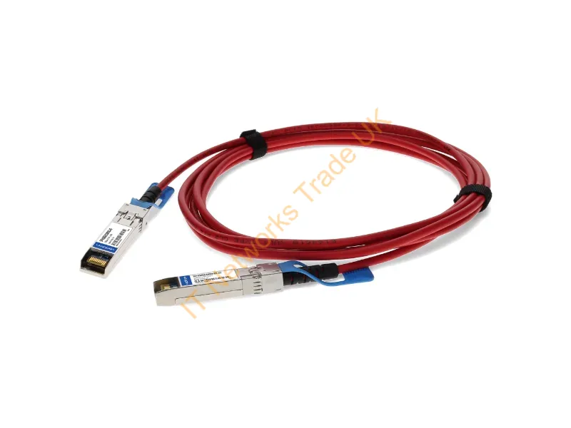 SFP-H10GB-CU5M-RD-AO - Addon Networks Sfp-H10Gb-Cu5M-Rd-Ao Infiniband/Fibre Optic Cable 196.9" (5 M) Sfp+ Dac Red
