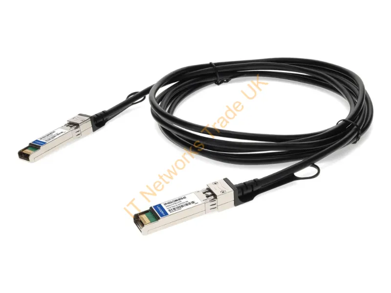 SFP-H25G-CU4M-BKTB-AO - Addon Networks Sfp-H25G-Cu4M-Bktb-Ao Infiniband/Fibre Optic Cable 157.5" (4 M) Sfp28 Dac Black, Stainless Steel