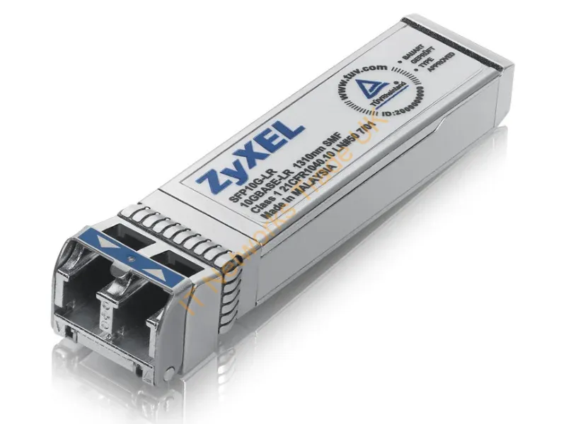 SFP10G-LR-ZZ0101F ZyXel 10Gbps 10GBase-LR Single-Mode Fibre 10km 1310nm Duplex LC Connector SFP+ Transceiver Module