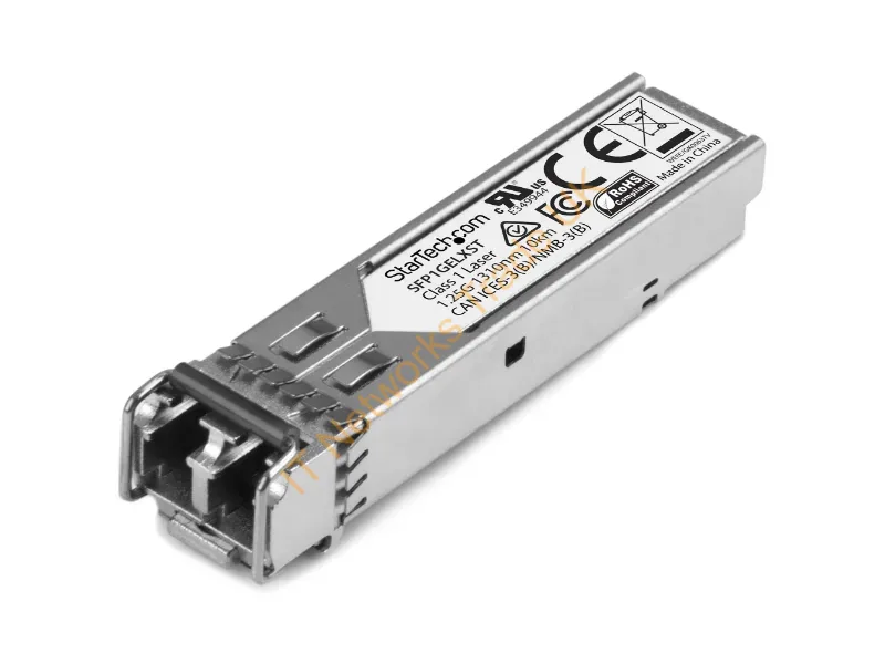 SFP1GELXST StarTech Gigabit Ethernet Connections Over Single-Mode Fiber 1000base-Lx SFP Transceiver Module
