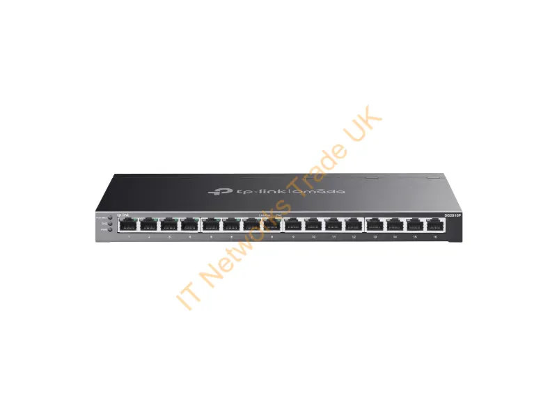 SG2016P - Tp-Link Omada Sg2016P Network Switch Managed L2/L2+ Gigabit Ethernet (10/100/1000) Power Over Ethernet (Poe) Black