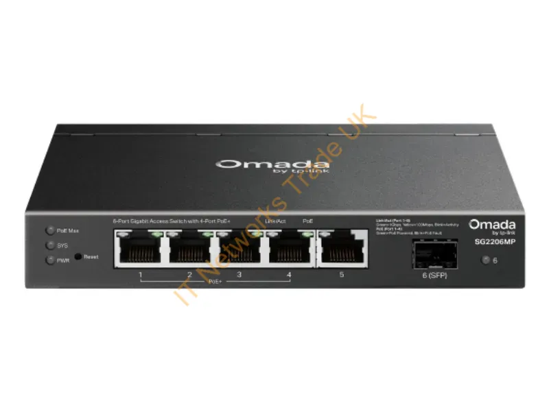 SG2206MP - Tp-Link Sg2206Mp Network Switch L2 Gigabit Ethernet (10/100/1000) Power Over Ethernet (Poe)