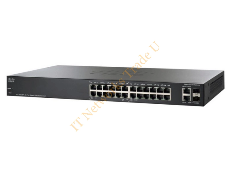 SG250-26-K9-UK - Cisco SG250-26-K9 Managed L2 Gigabit Ethernet (10/100/1000) Black Network Switch