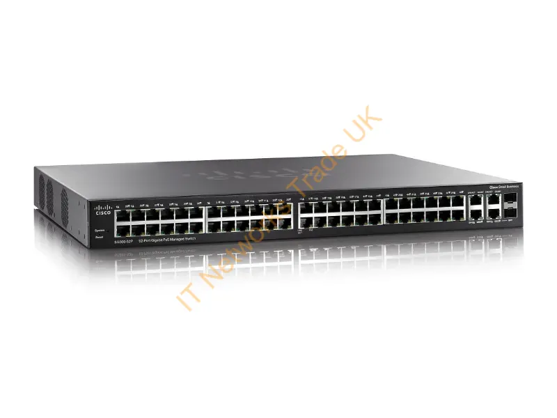 SG300-52MP-K9-UK - Cisco Small Business SG300-52MP Managed network switch L3 Gigabit Ethernet (10/100/1000) Power over Ethernet (PoE) Black