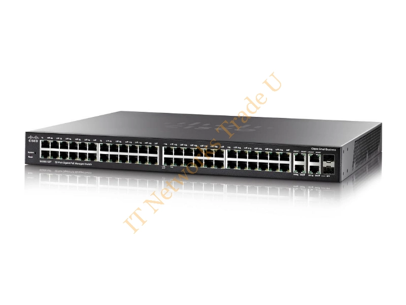 SG300-52P-K9-EU - Cisco Sg300-52P-K9-Eu-Rf Network Switch Managed L3 Gigabit Ethernet (10/100/1000) Power Over Ethernet (Poe) Black