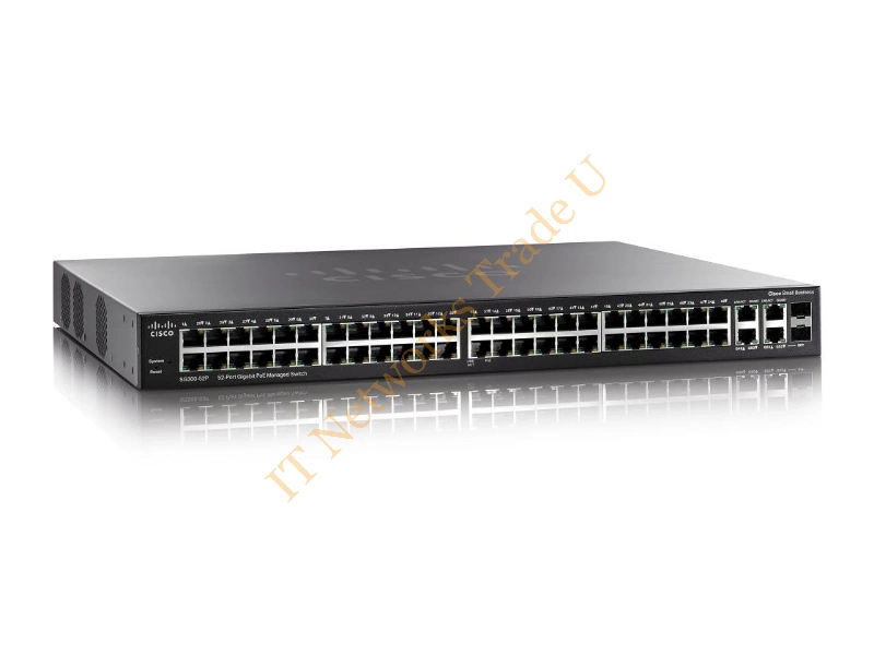 SG300-52P-K9-UK - Cisco Small Business SG300-52P Managed network switch L3 Gigabit Ethernet (10/100/1000) Power over Ethernet (PoE) Black
