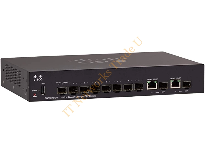 SG350-10SFP-K9 Cisco SFP+ 8-Port 10GB/s Ethernet Network Switch for 350 Series