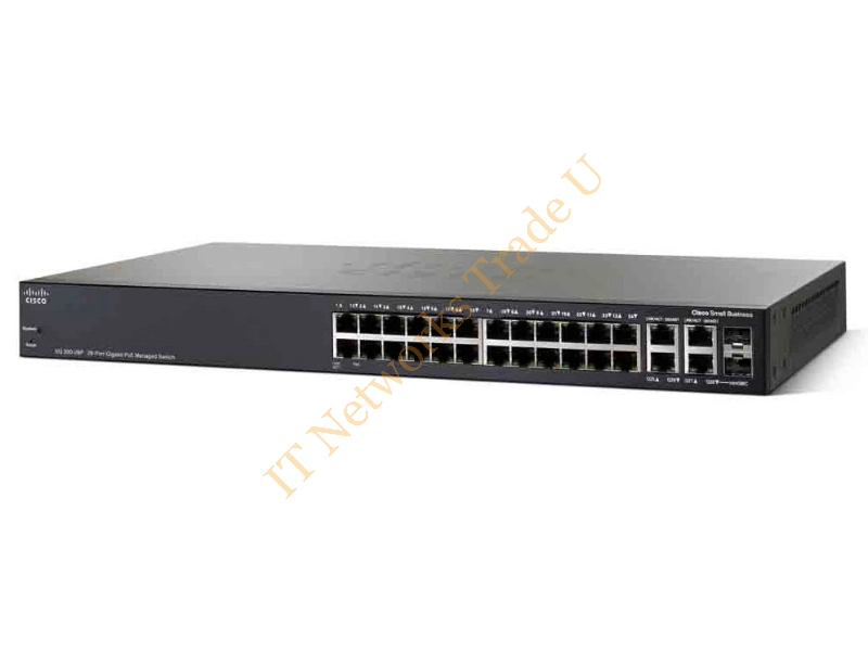 SG350-28-K9-EU - Cisco SG350-28 Managed network switch L3 Gigabit Ethernet (10/100/1000) Black