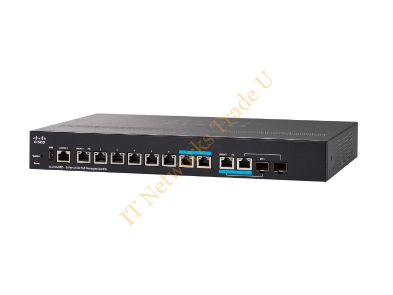 SG350-8PD-K9-NA Cisco SG350 Small Business Network Switch