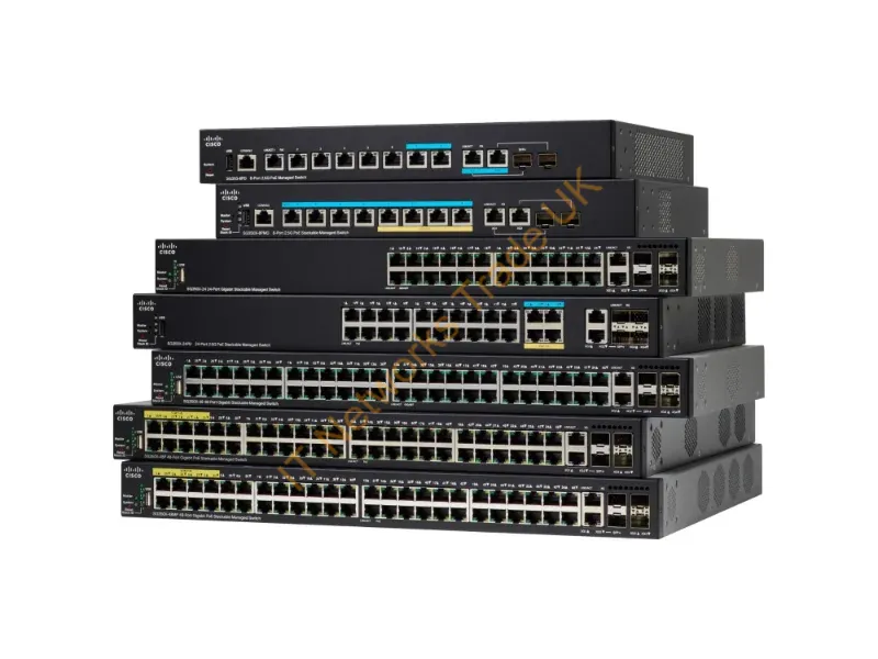 SG350X-48MP-K9-UK - Cisco SG350X-48MP-K9 Managed L3 Gigabit Ethernet (10/100/1000) Power over Ethernet (PoE) 1U Black Network Switch