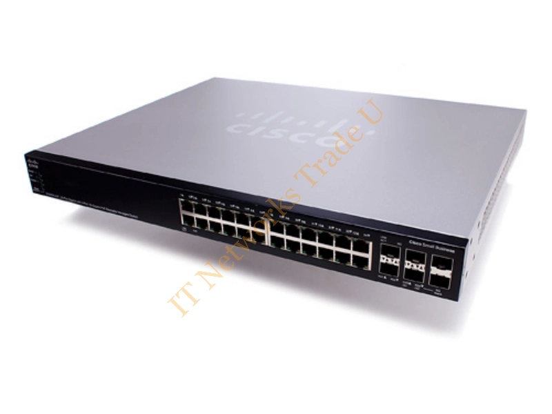 SG500X-24MPP-K9-G5 - Cisco Small Business SG500X-24MPP Managed network switch L2/L3 Gigabit Ethernet (10/100/1000) Power over Ethernet (PoE) Black
