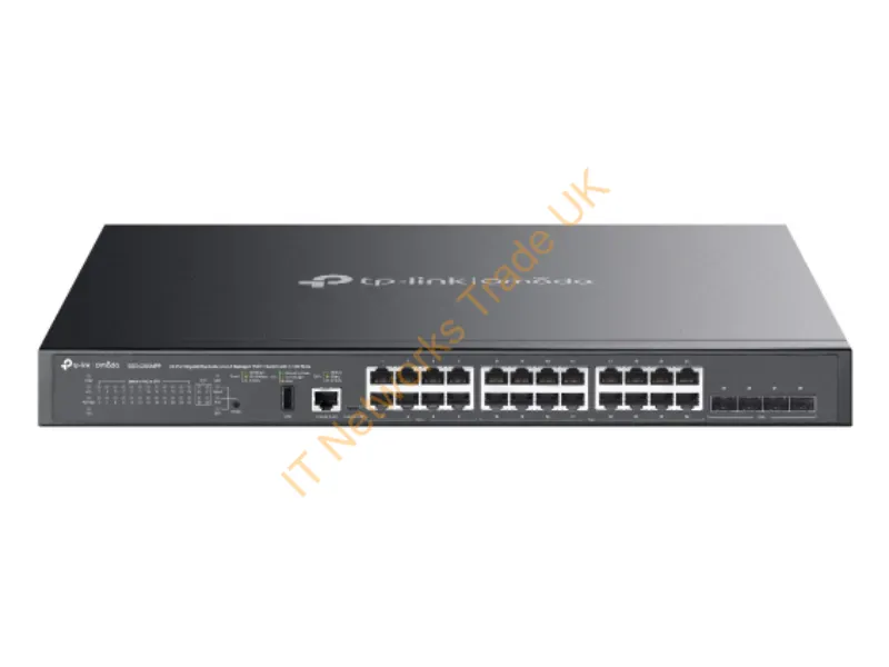 SG5428XMPP - Tp-Link Sg5428Xmpp Network Switch Managed L3 Gigabit Ethernet (10/100/1000) Power Over Ethernet (Poe) Black