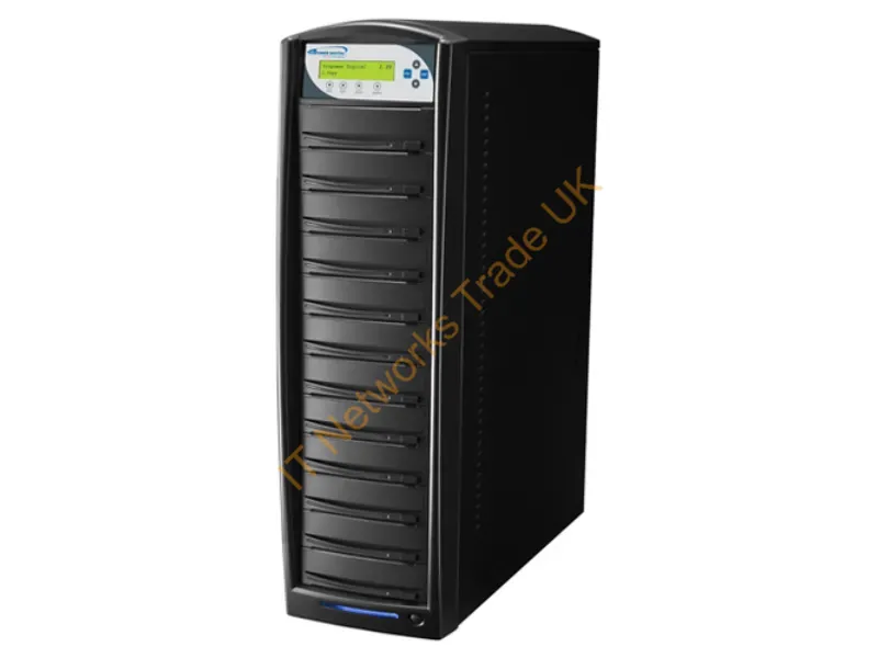 SHARK-S11T-BK - Vinpower Digital Sharkcopier 1:11 Optical Disc Duplicator Black 11 Copies