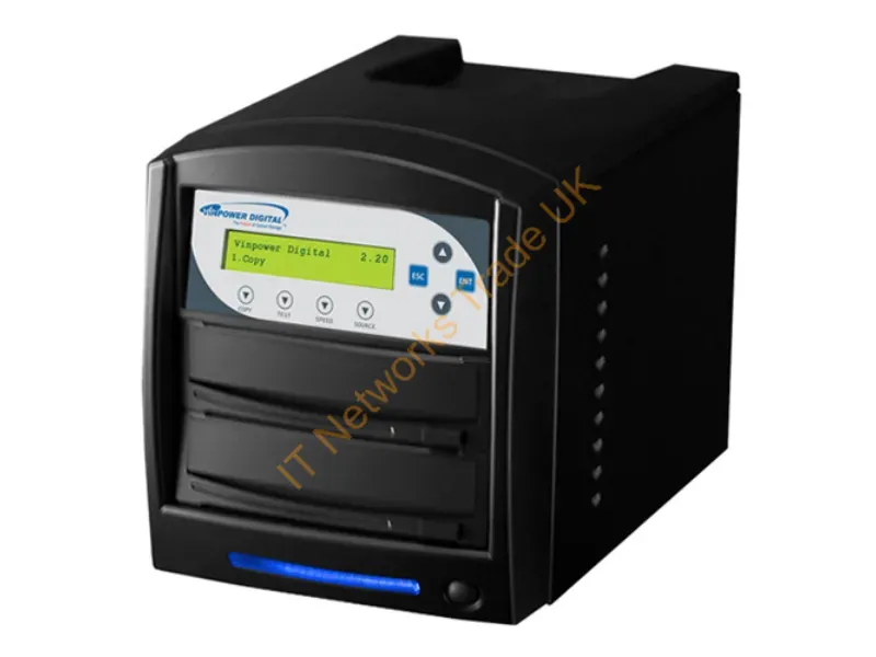 SHARK-S1T-BK - Vinpower Digital Sharkcopier 1:1 Optical Disc Duplicator Black 1 Copies