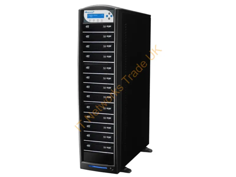 SHARKBLU-S13T-XL-BK - Vinpower Digital Sharkblu Sata Bdxl Blu-Ray/Dvd/Cd Hdd-13 Hdd Duplicator Black 13 Copies