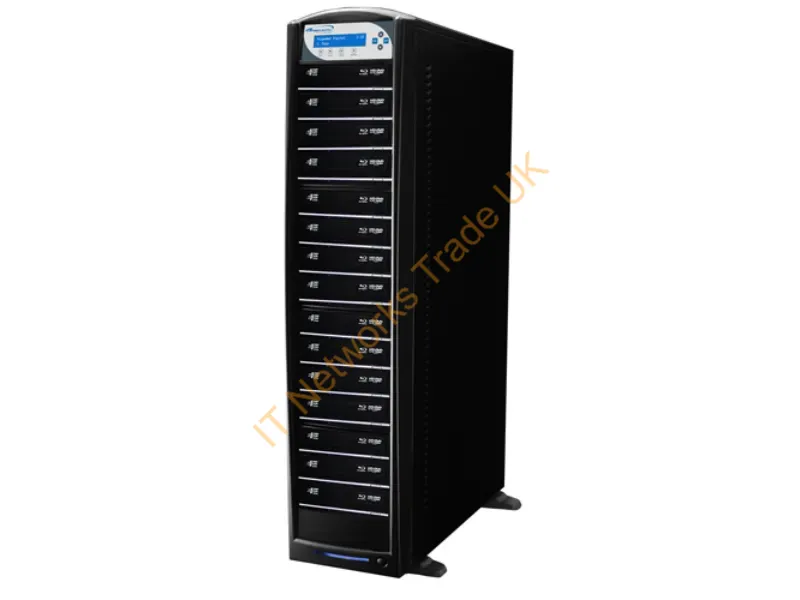 SHARKBLU-S15T-BK - Vinpower Digital Sharkblu Sata Blu-Ray/Dvd/Cd Hdd-15 Hdd Duplicator Black 15 Copies