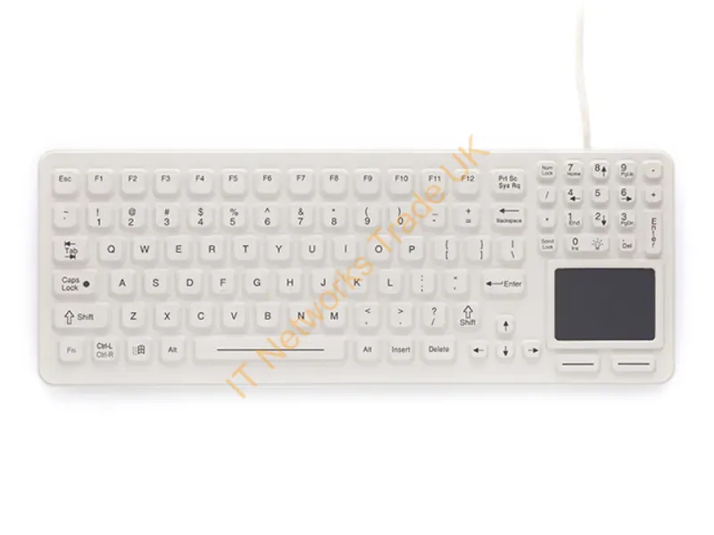 SK-97-TP-PS2 - Ikey Sk-97-Tp-Ps2 Keyboard Ps/2 Qwerty English White