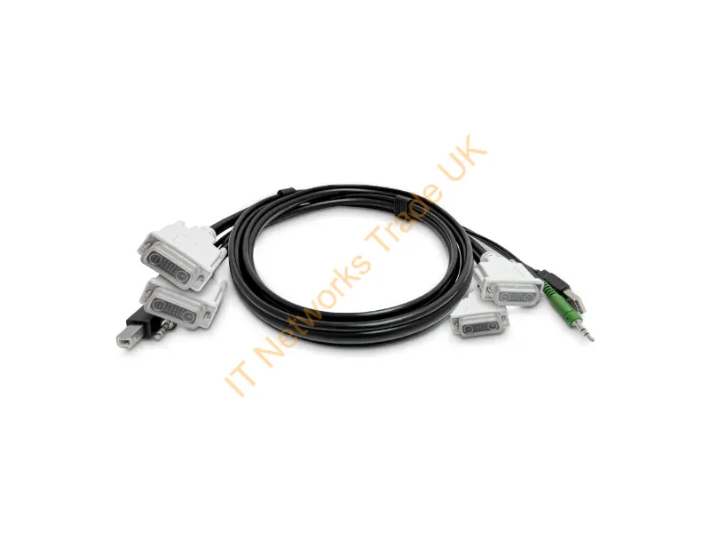 SK2DVMMKVM10-TAA - Startech.Com Sk2Dvmmkvm10-Taa Kvm Cable Black 118.1" (3 M)