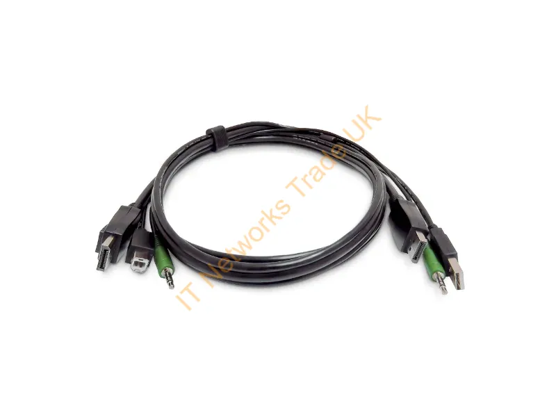 SKDP2DPMMKVM03-TAA - Startech.Com Skdp2Dpmmkvm03-Taa Kvm Cable Black 35.4" (0.9 M)