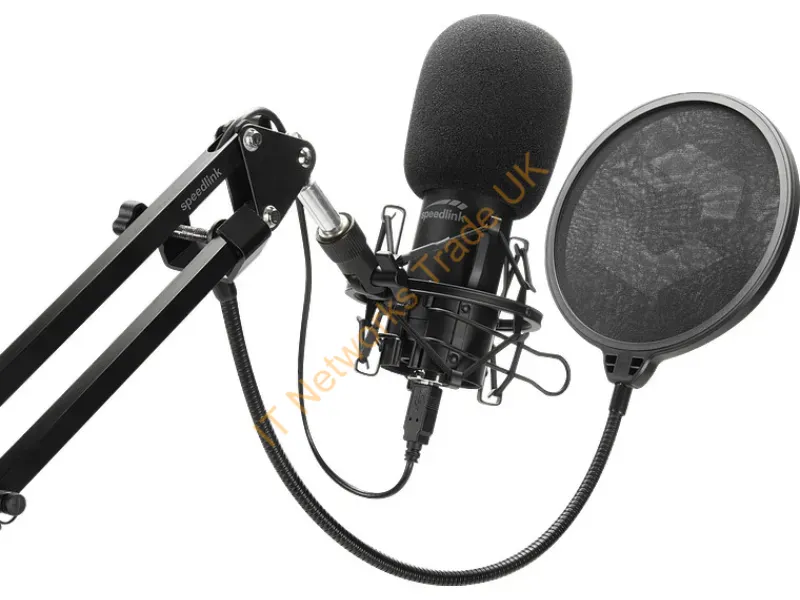 SL-800010-BK - SPEEDLINK Volity Ready Black Studio microphone