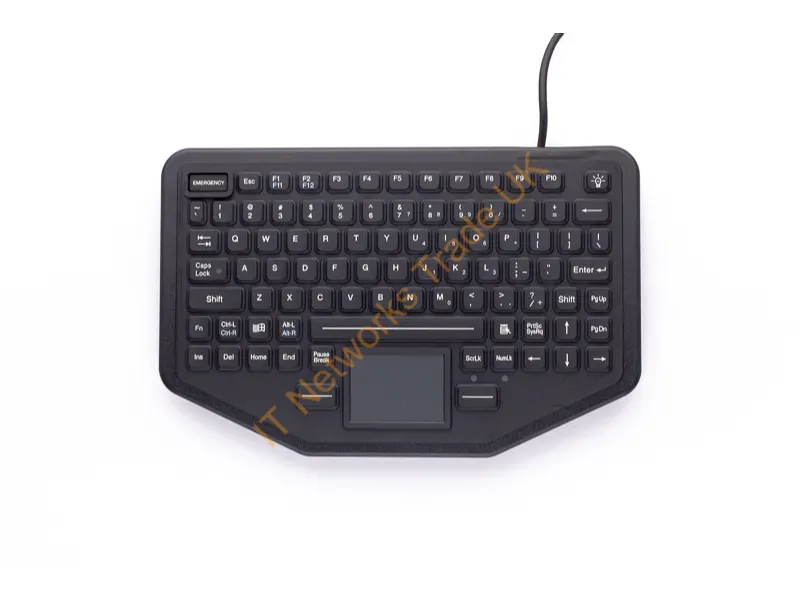 SL-86-911-TP-FL-USB - Ikey Sl-86-911-Tp-Fl Keyboard Usb Qwerty English Black