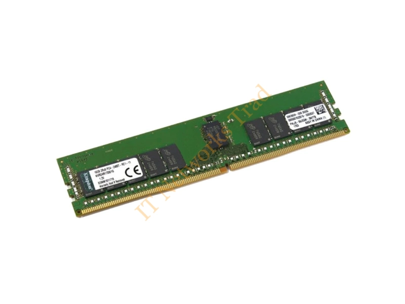 SL16D316R11D4KF Kingston 16GB DDR3-1600MHz PC3-12800 ECC Registered CL11 240-Pin DIMM 1.5V Dual Rank Memory Module Server Memory