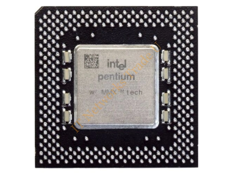 SL27S-1 Intel Pentium MMX 1-Core 233MHz 66MHz FSB 512KB L2 Cache Socket PPGA296 Retail Processor