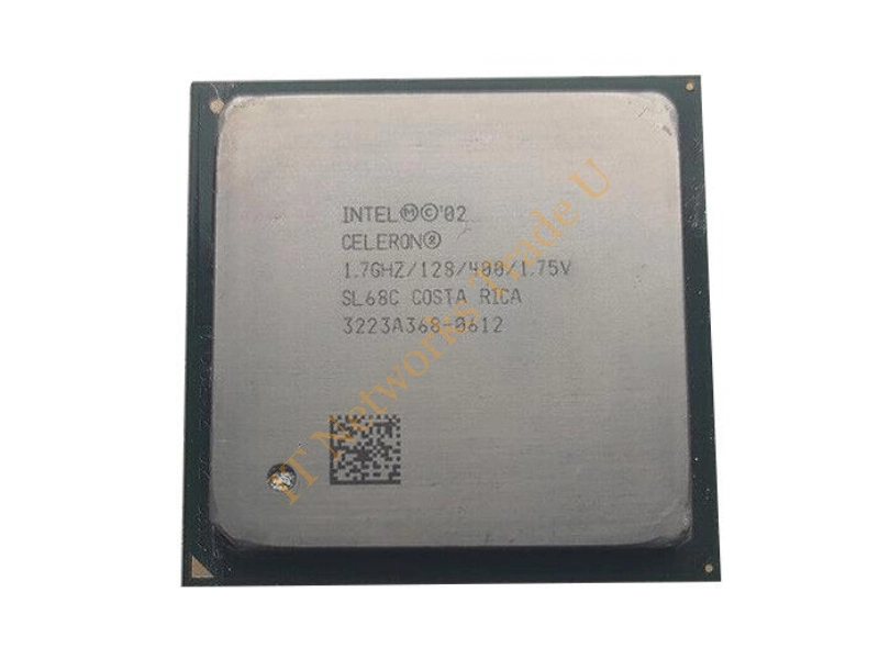 SL68C-1 Intel Celeron 1-Core 1.70GHz 400MHz FSB 128KB L2 Cache Socket PGA478 Retail Processor