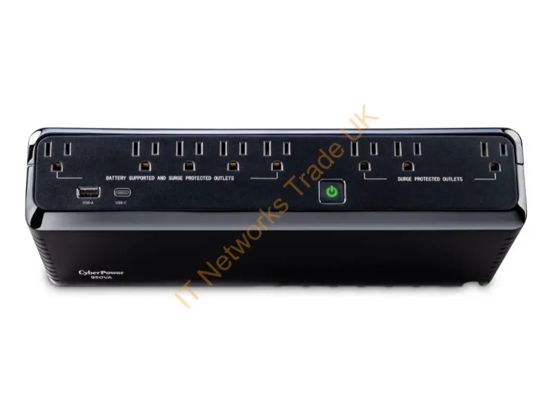 SL950U - Cyberpower Cyberpower, 950Va/510W Slimline Standby Ups, 8 5-15R Outlets, 5-15P Plug 5Ft Cord, 1 Usb-A & One Usb-C Charging Port, Usb, Powerpanel Personal, 3Yr Wty, Request Special Pricing Over,2.5K, Free Vendor