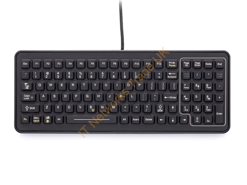 SLK-101C-M-USB - Ikey Slk-101C-M Keyboard Office Usb Black