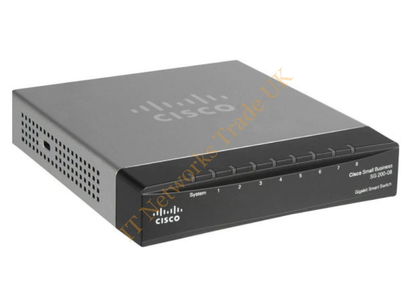 Cisco Small Business Smart 200 Series (SLM2008T-NA) 8 Ports Network Switch