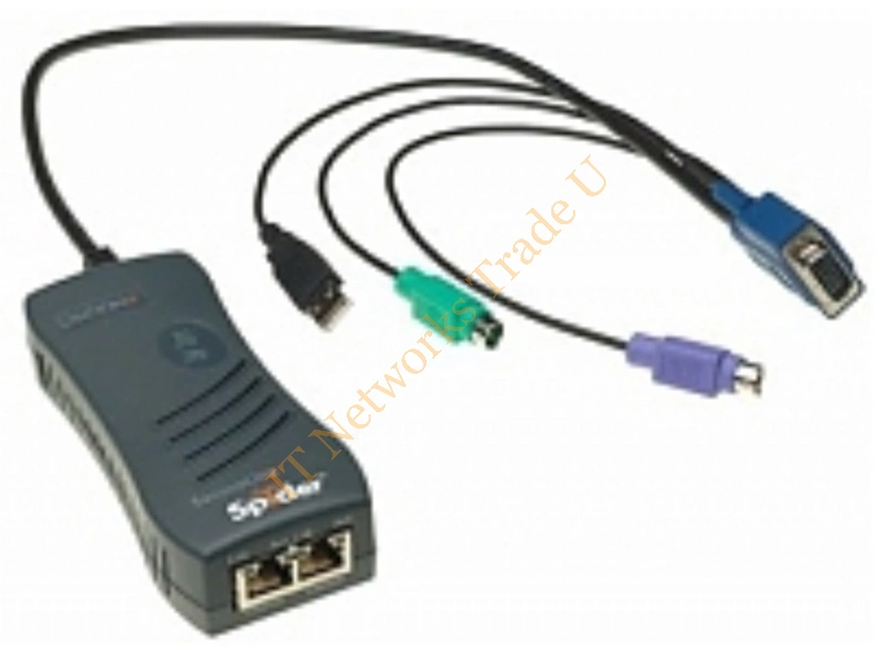 SLS200PS20-01 - Lantronix SecureLinx Spider Black Network KVM Switch