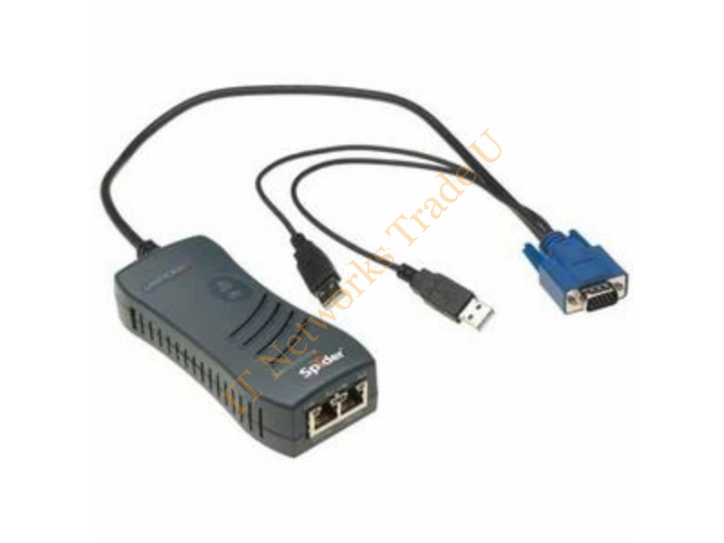 SLS200USBX0-01 - Lantronix SecureLinx Spider Black Network KVM Switch