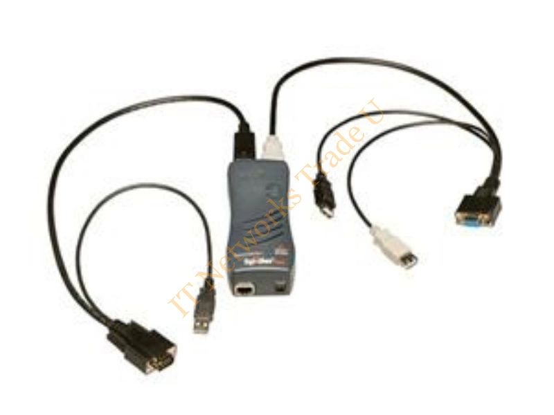 SLSLP400PS2-01 - Lantronix SecureLinx SpiderDuo Black Network KVM Switch