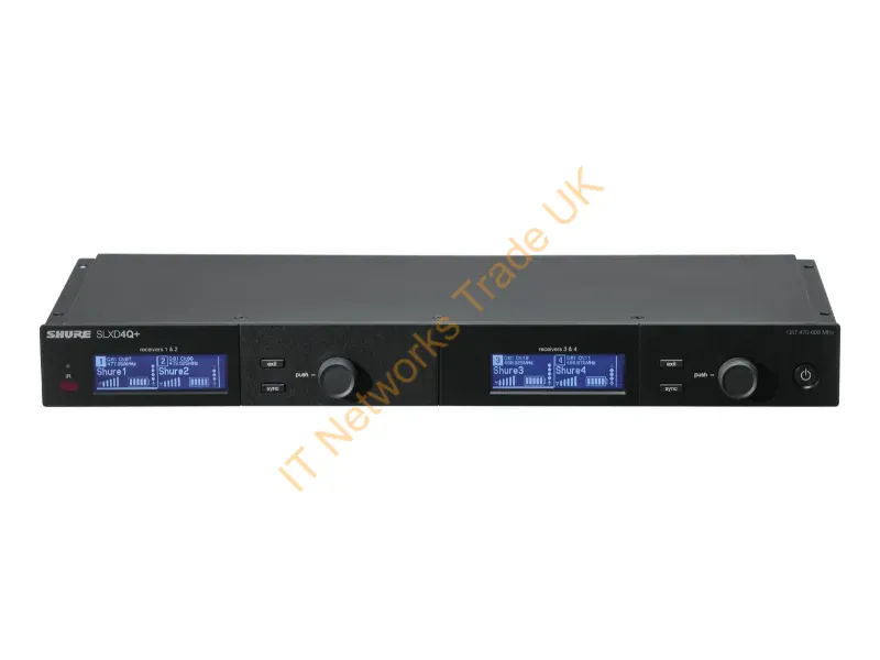 SLXD4Q+=-G57 - Shure Wireless Receiver, Quad