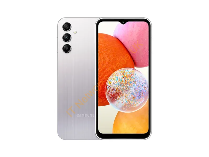SM-A145RZSUEUB - Samsung Galaxy A14 16.8 cm (6.6") Dual SIM 4G USB Type-C 4 GB 64 GB 5000 mAh Silver