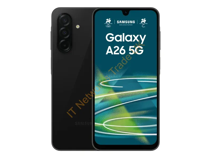 SM-A266BZKCEUE - Samsung Galaxy A26 17 cm (6.7") Hybrid Dual SIM Android 15 5G USB Type-C 8 GB 256 GB 5000 mAh Black