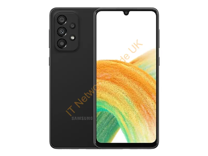 SM-A336BZKGEEB - Samsung Galaxy A33 5G SM-A336B 16.3 cm (6.4") Dual SIM Android 12 USB Type-C 6 GB 128 GB 5000 mAh Black