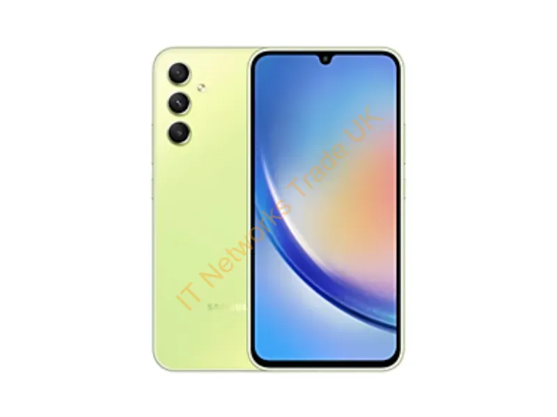 SM-A346BLGAEUB - Samsung Galaxy A34 5G 16.8 cm (6.6") Dual SIM USB Type-C 6 GB 128 GB 5000 mAh Lime