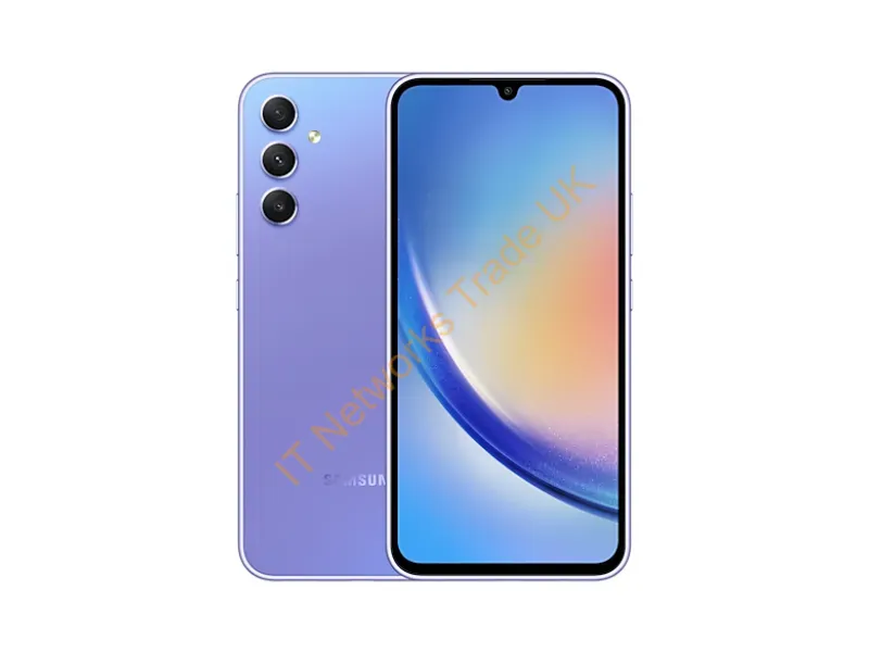 SM-A346BLVAEUB - Samsung Galaxy A34 5G 16.8 cm (6.6") Dual SIM USB Type-C 6 GB 128 GB 5000 mAh Violet