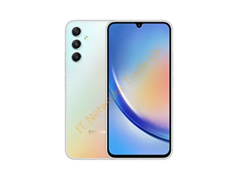 SM-A346BZSAEUB - Samsung Galaxy A34 5G 16.8 cm (6.6") Dual SIM USB Type-C 6 GB 128 GB 5000 mAh Silver