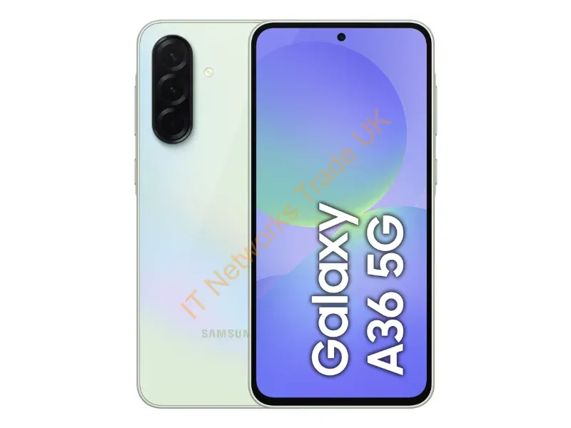 SM-A366BLGBEUB - Samsung Galaxy A36 17 cm (6.7") Dual SIM Android 15 5G USB Type-C 6 GB 128 GB 5000 mAh Lime
