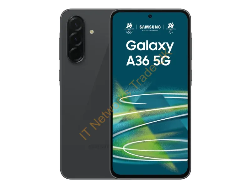 SM-A366BZKGEUE - Samsung Galaxy A36 5G 17 cm (6.7") Dual SIM Android 15 USB Type-C 8 GB 256 GB 5000 mAh Black