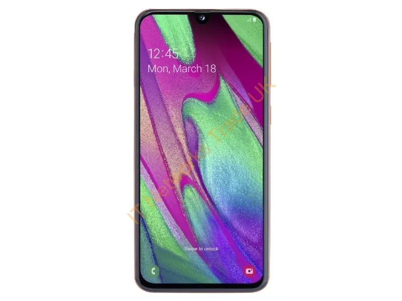 SM-A405FZODBTU - Samsung Galaxy A40 15 cm (5.9") Dual SIM Android 9.0 4G USB Type-C 4 GB 64 GB 3100 mAh Coral